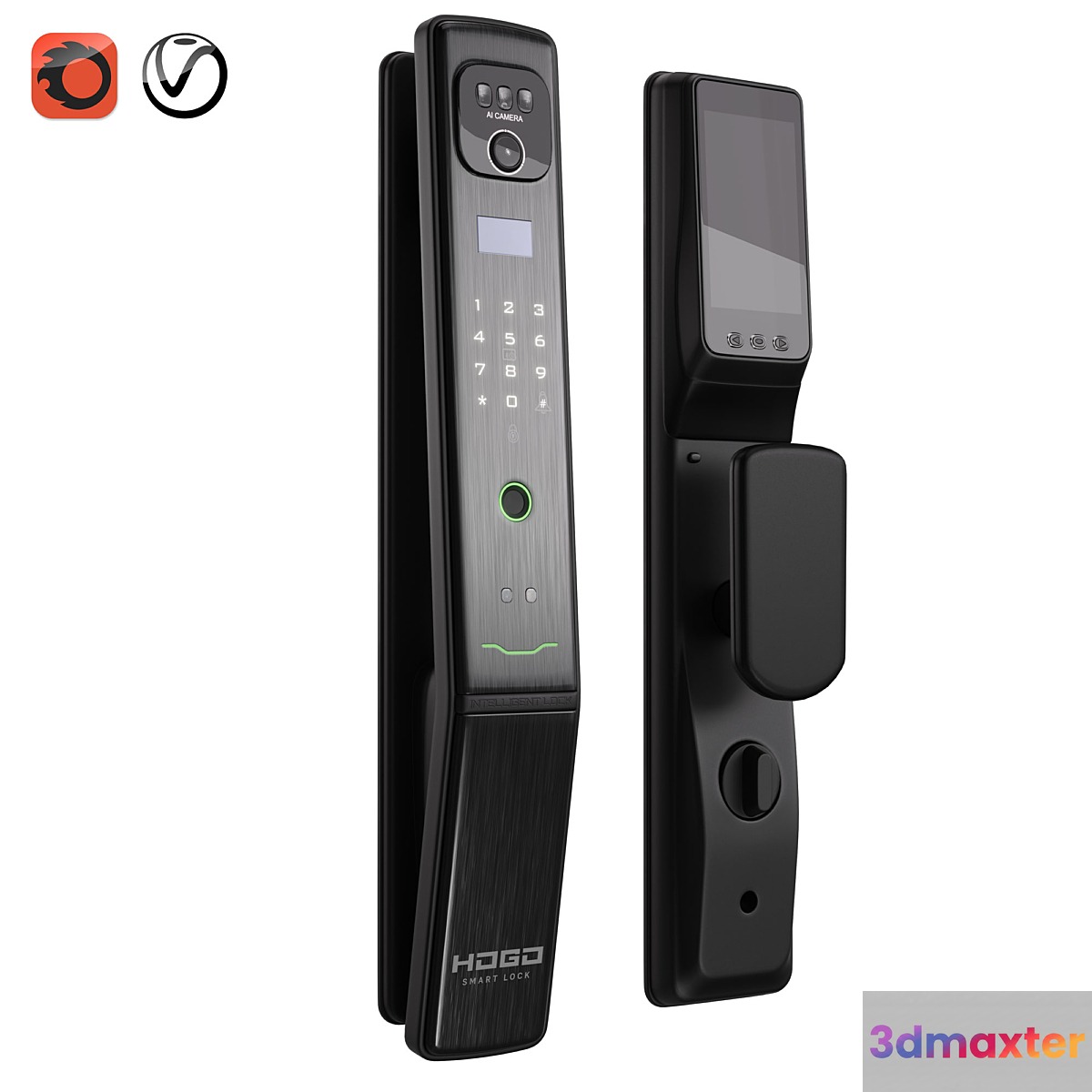 Smart lock HOGO V05 3D Max