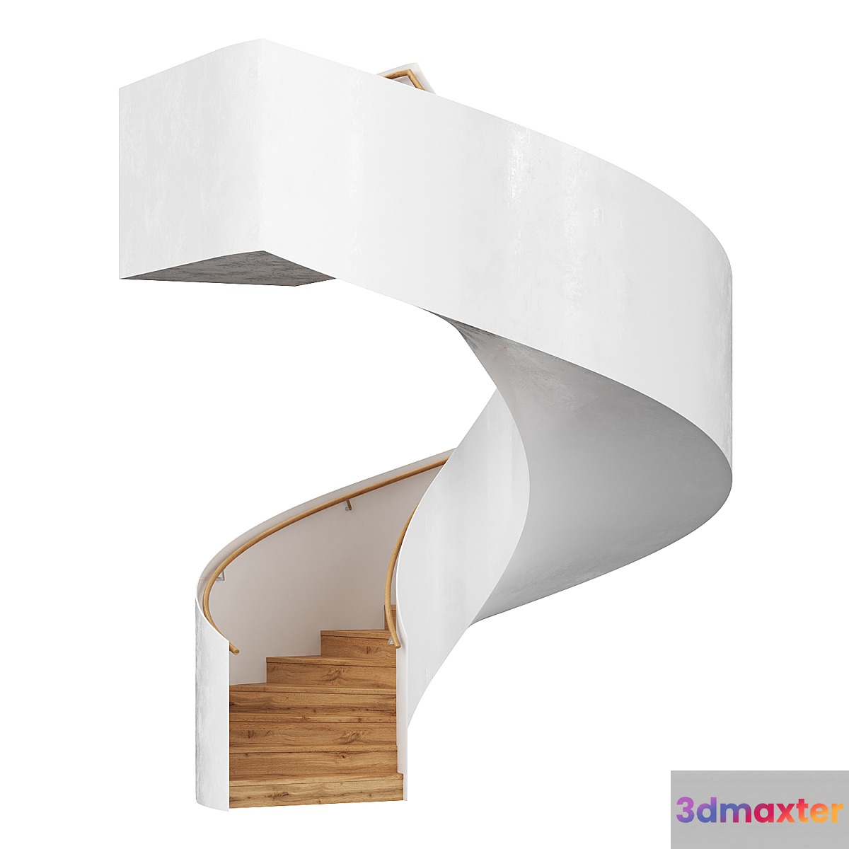 Spiral staircase 15 3D Max