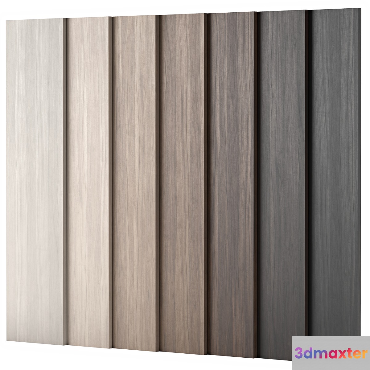 Wood materials Walnut set 01 3D Max