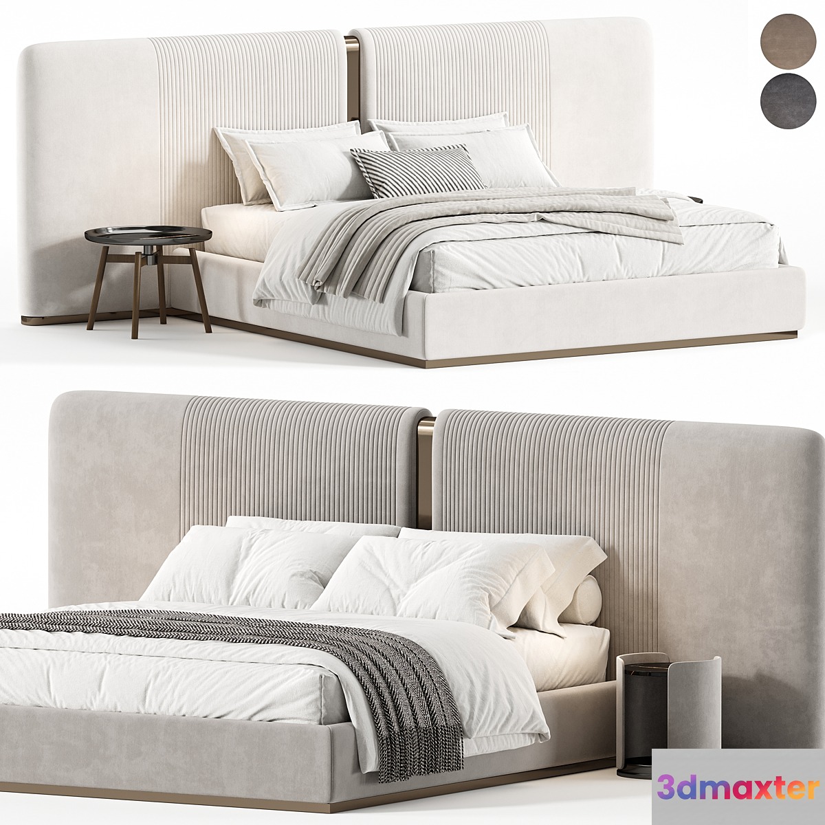 Double bed Vogue 3D Max