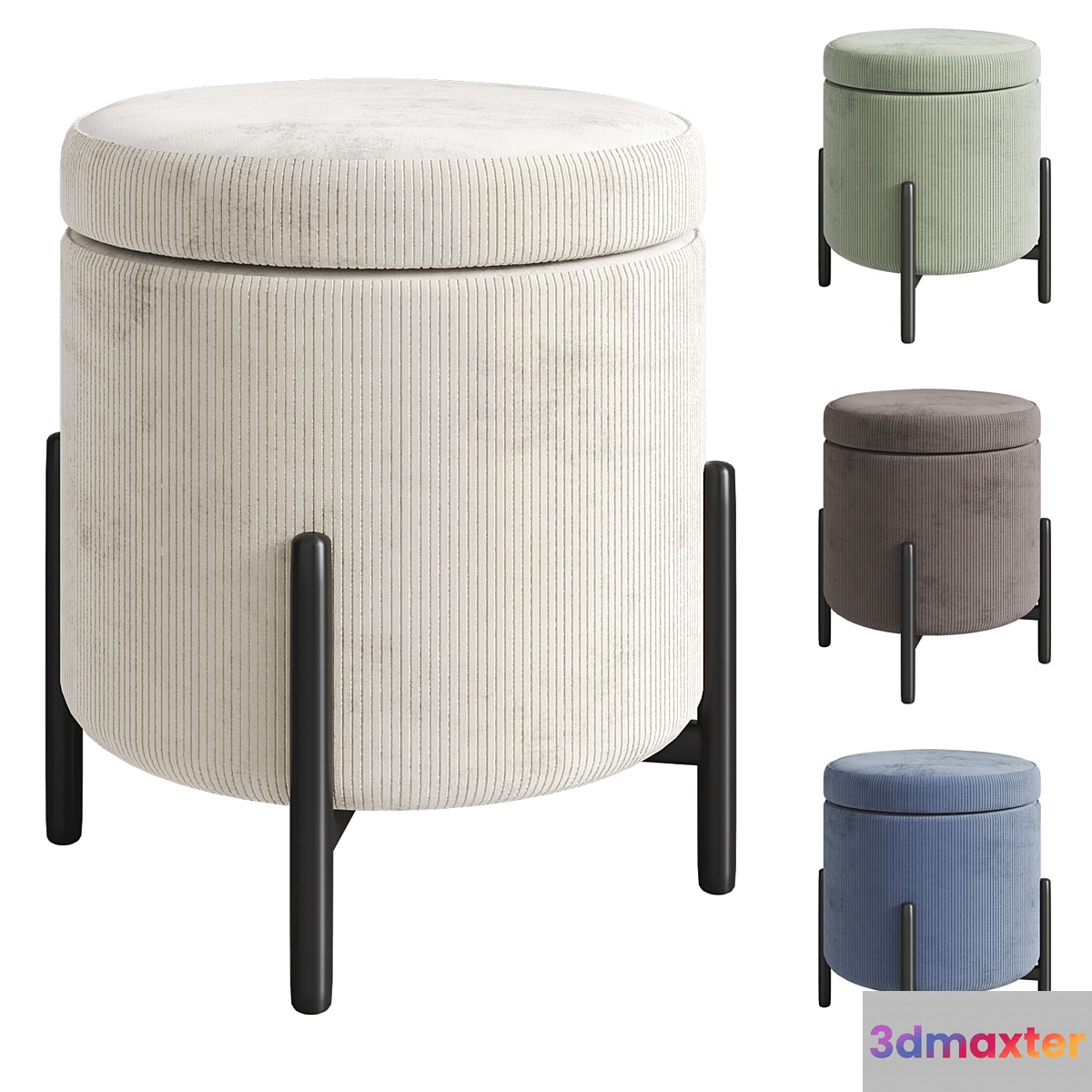 Pouf Dali from INMYROOM 3D Max