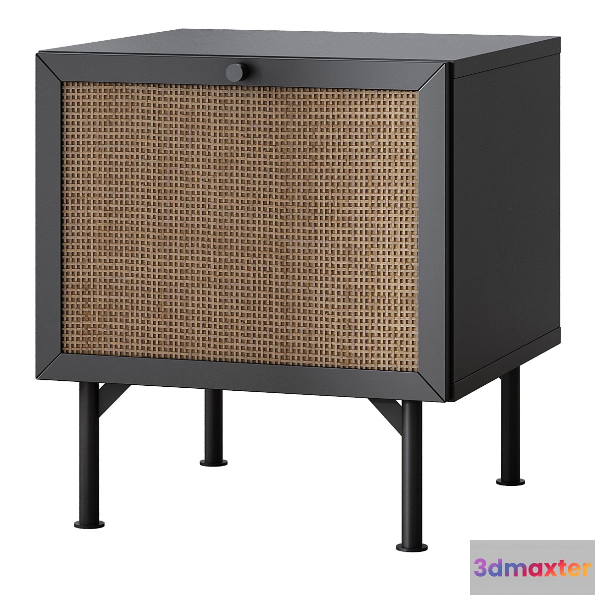 Bedside table Bronte-1 Dark 3D Max
