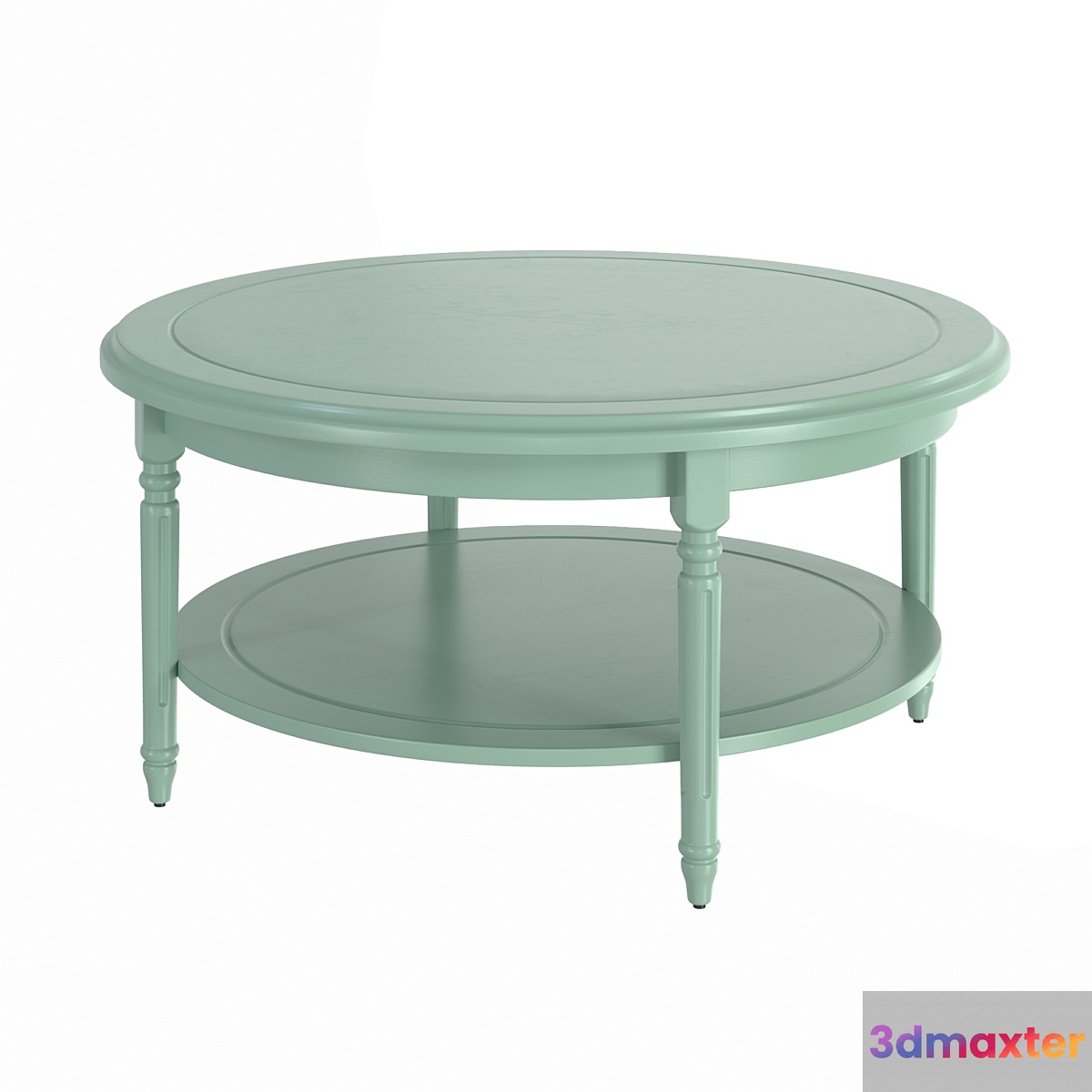 Coffee table Baudry green eucalyptus LA REDOUTE INTERIEURS 3D Max