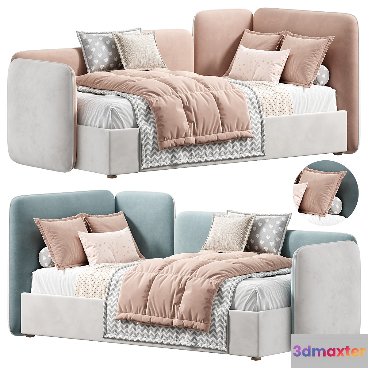 Baby Bed KRD 3D Max