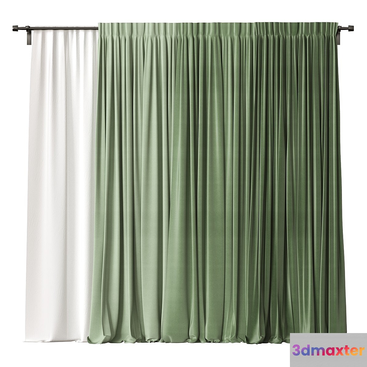 Curtains 3D Max