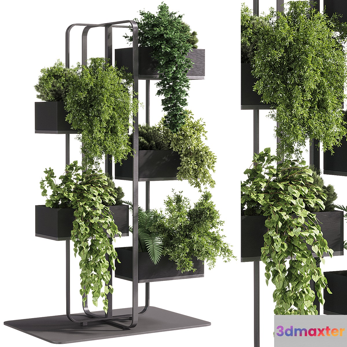 indoor plants - 53 Plant Stand 3D Max