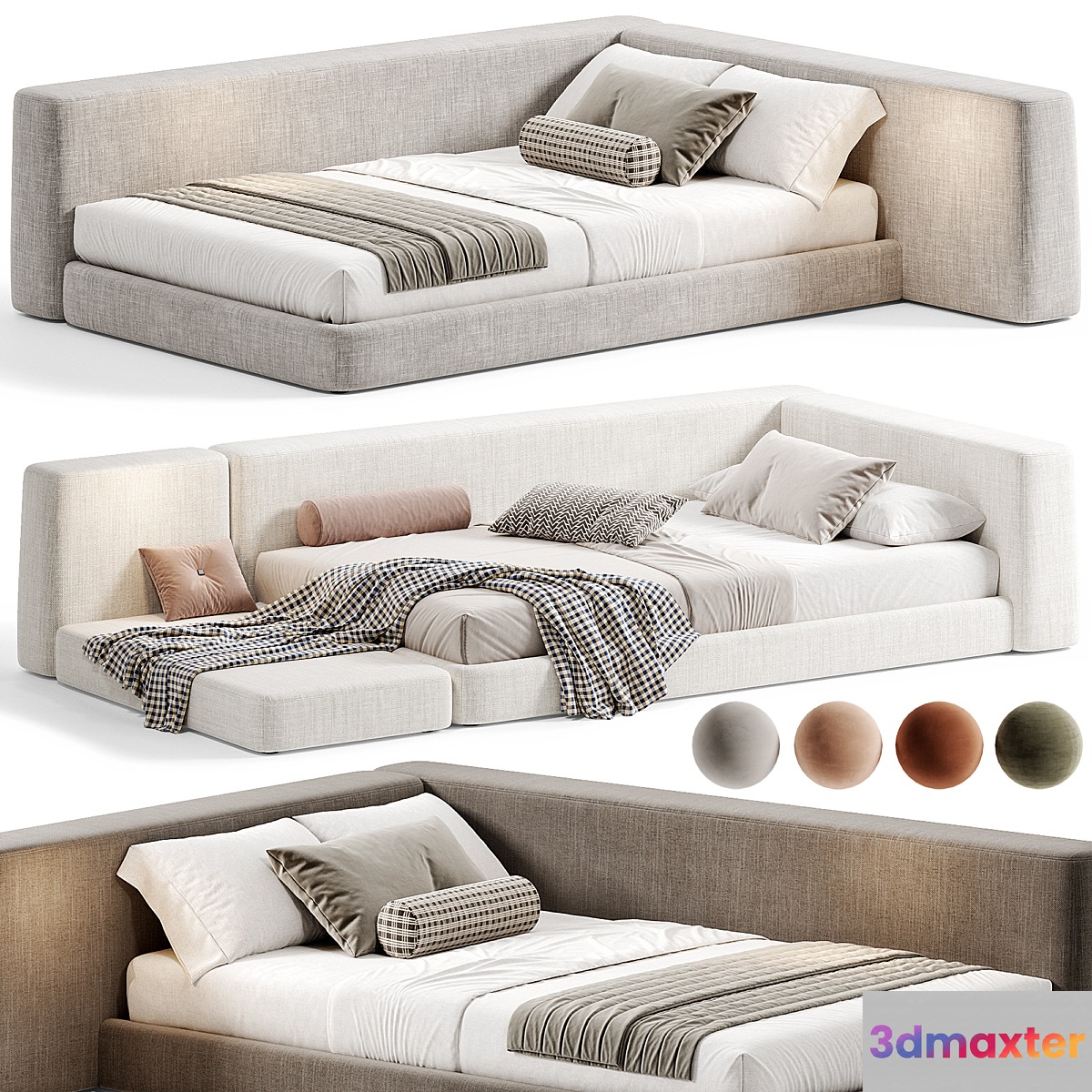 Siena Kids Bed By Como 3D Max