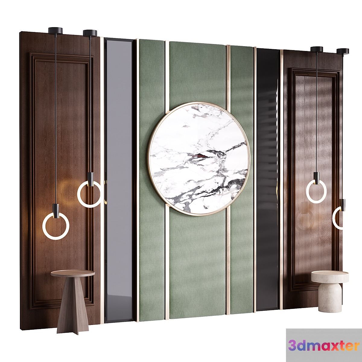 Decorative Wall panel 47 3D Max