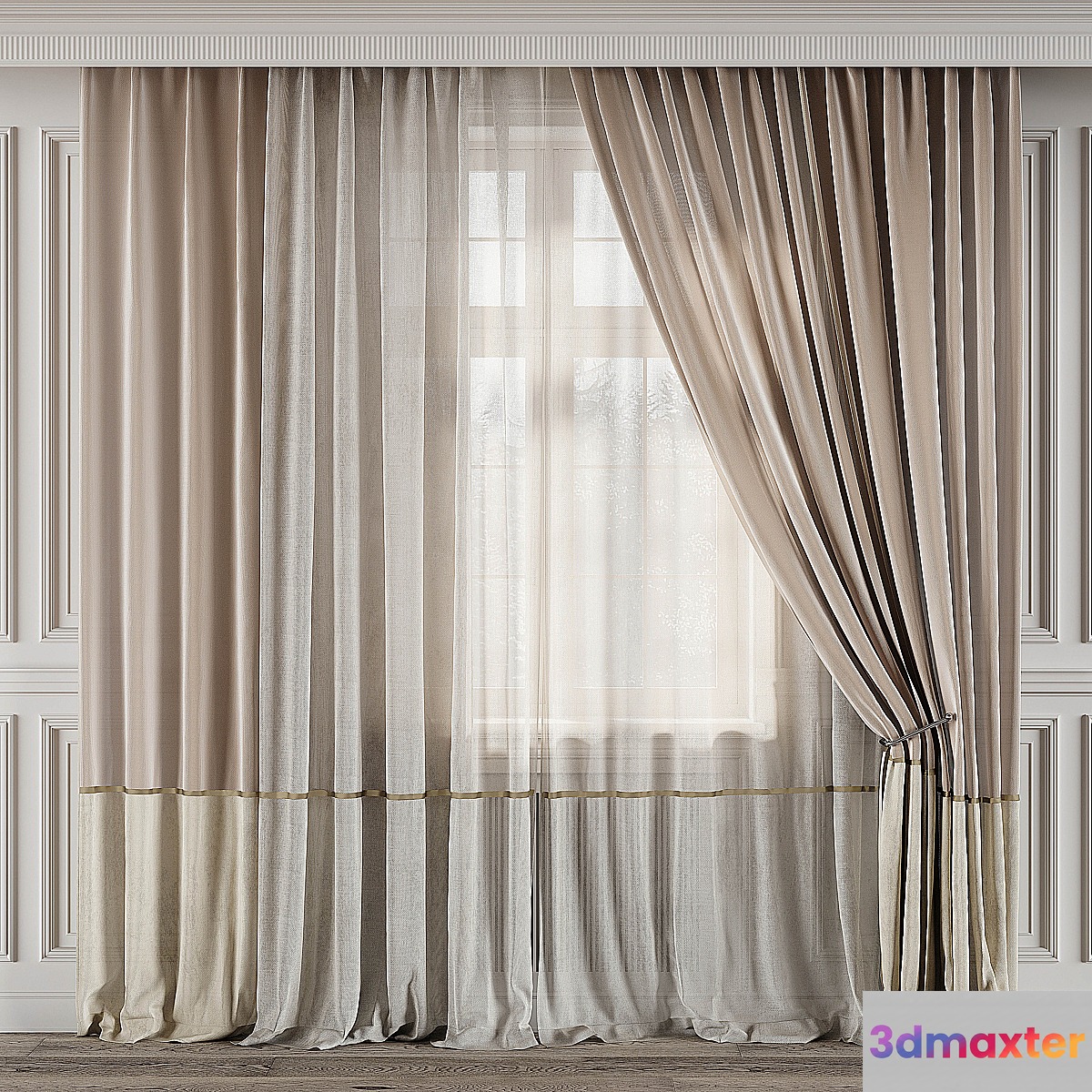 CURTAINS 557C 3D Max