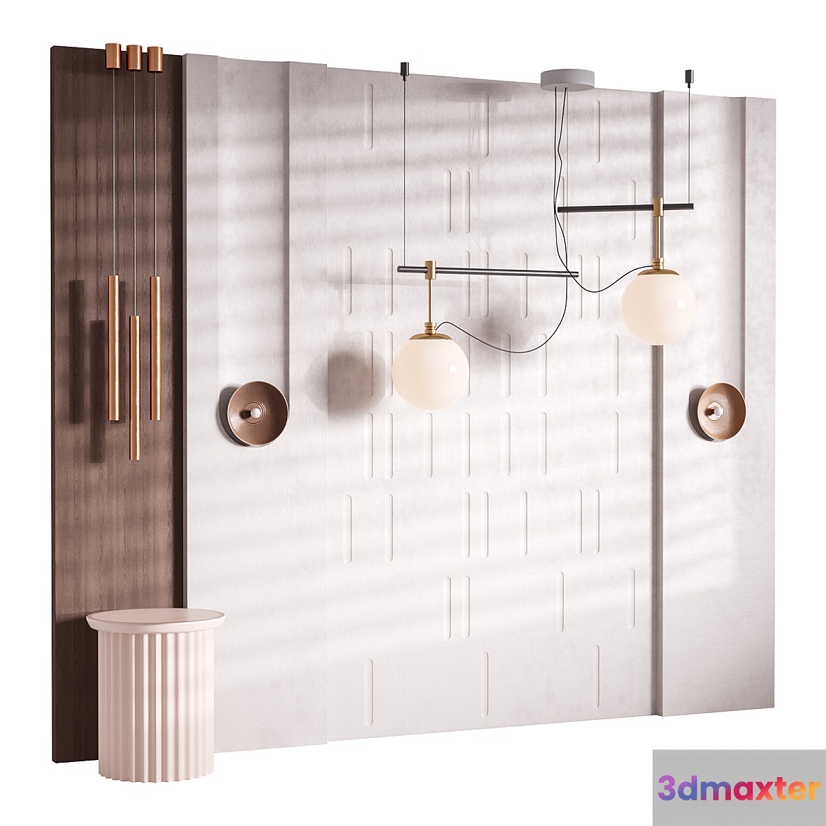 Decorative Wall panel 53 3D Max