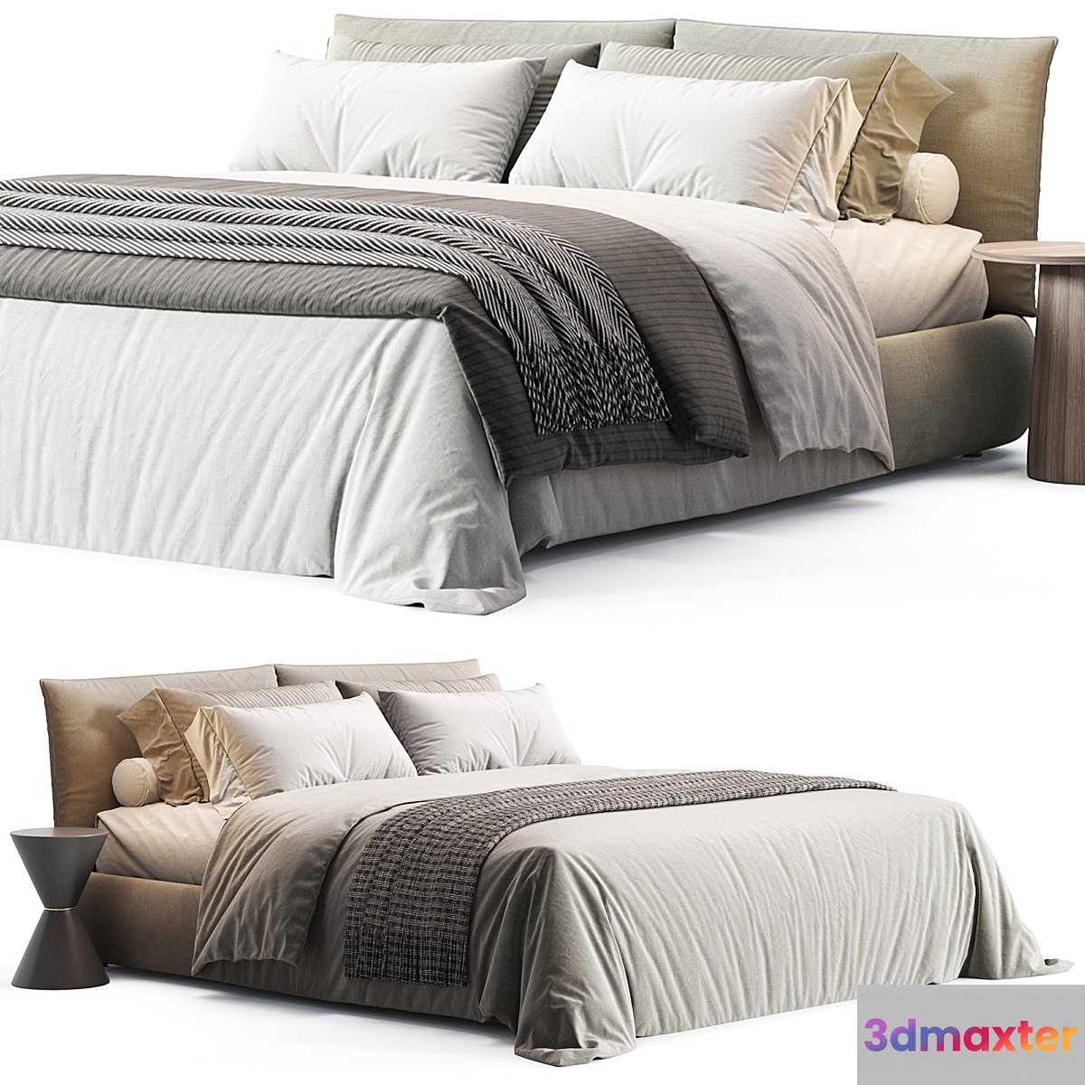 Rafero Bed by Manzzeli 3D Max