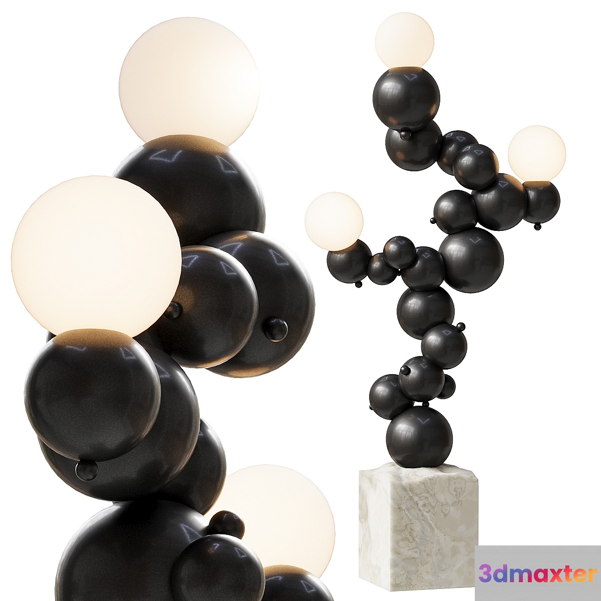 Floor lamp Rosie Li Bubble floor lamp 03 3D Max