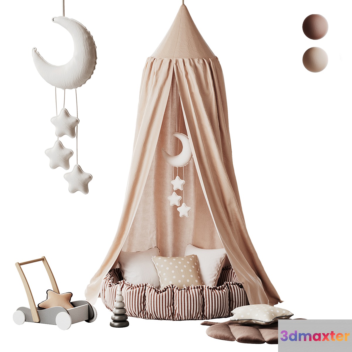 Children's decor_canopy - No.2 3D Max