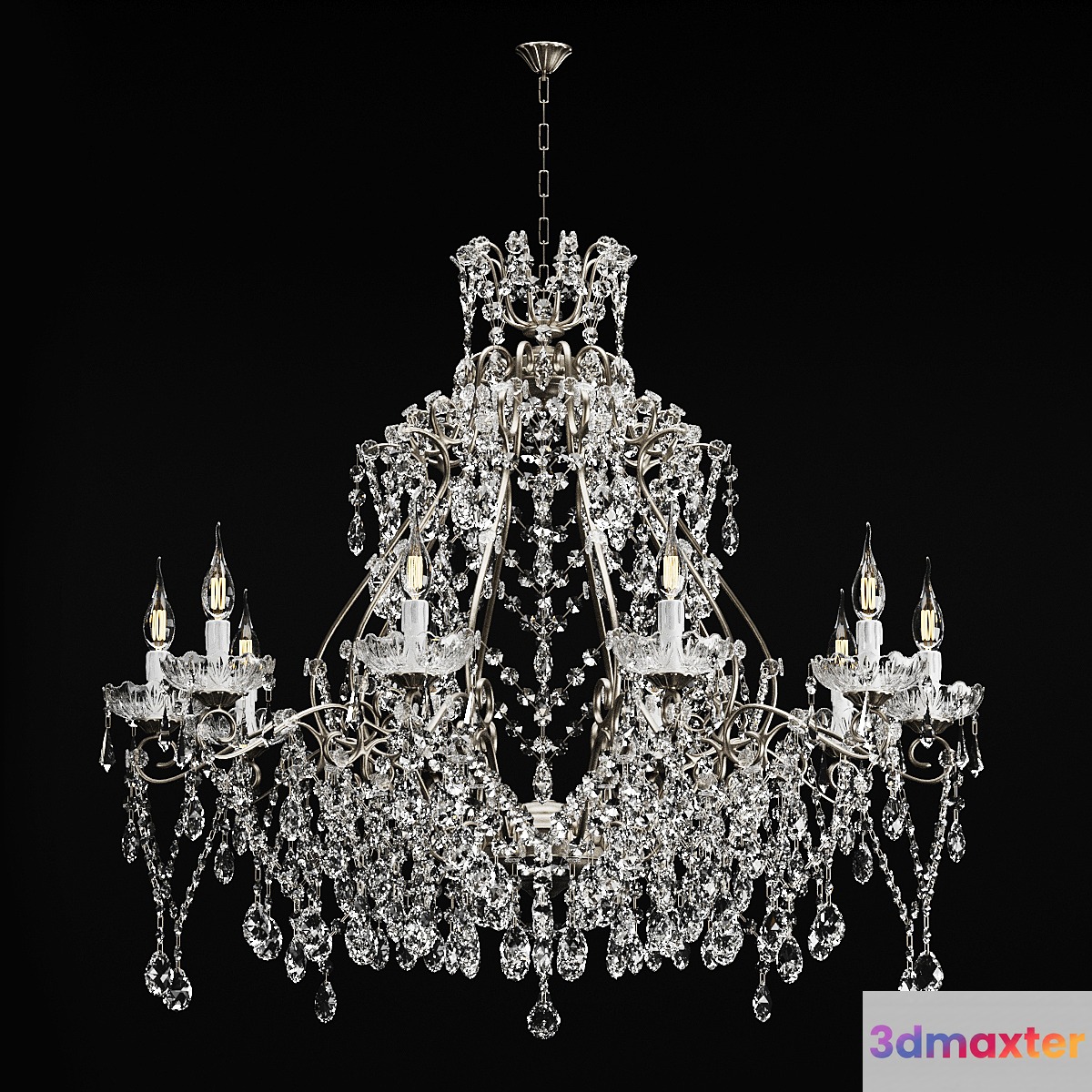 Chandelier DUE EFFE 10 LAMPS 3D Max