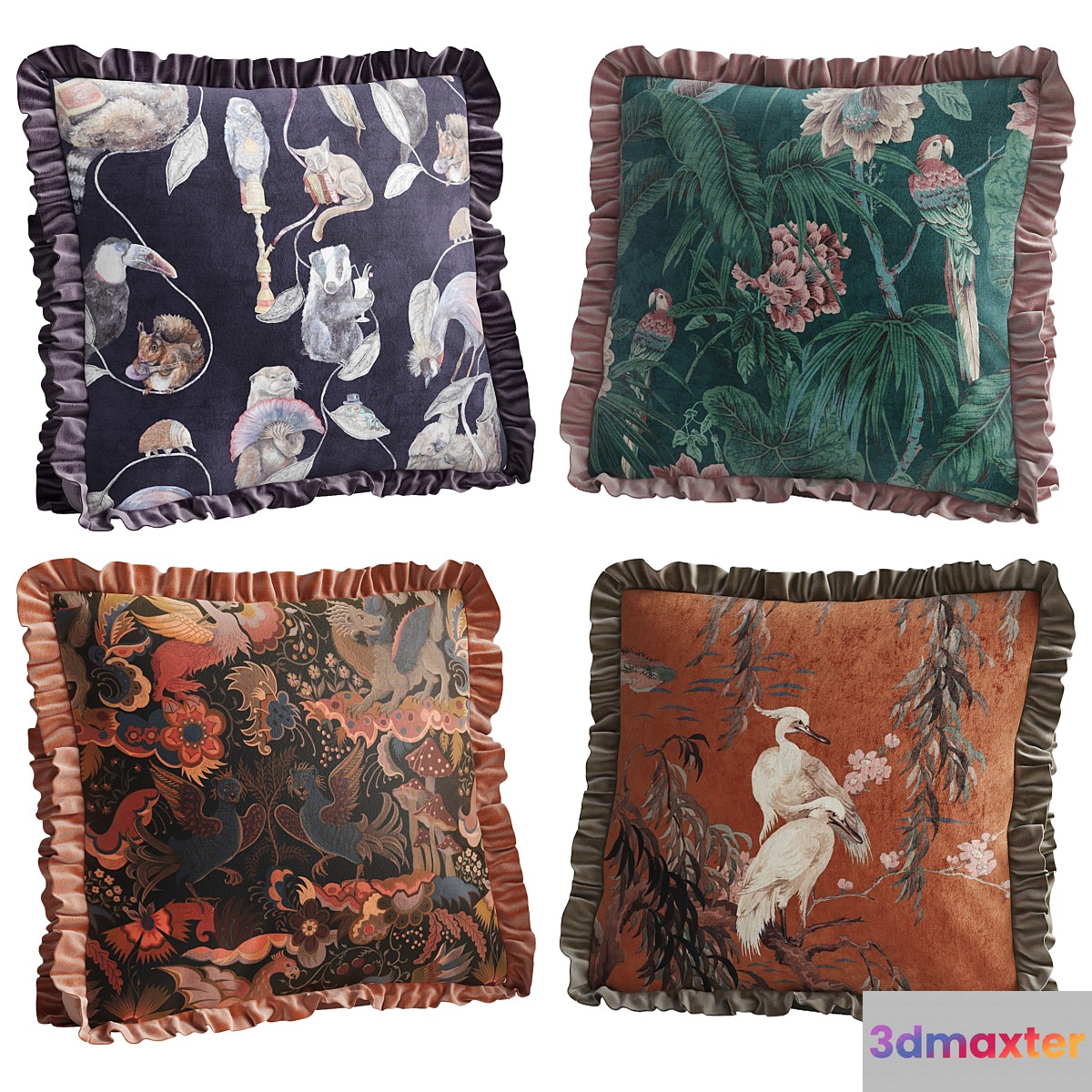 Pillows House of Hackney animal print 3D Max