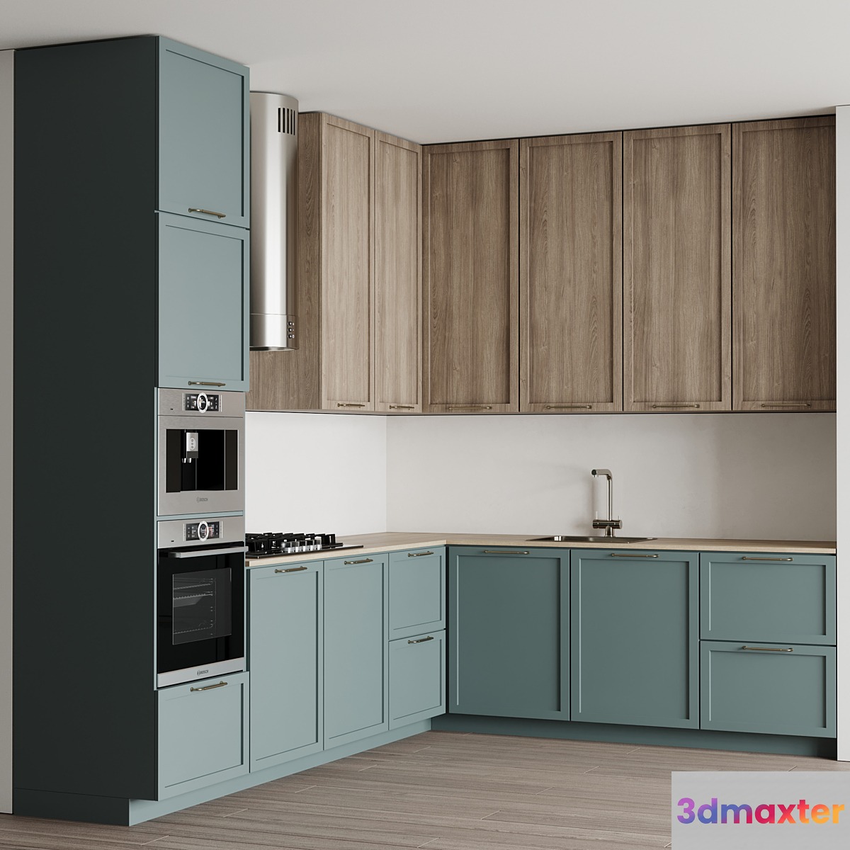 Kitchen Appliance Bosch Kitchen Set 76 3D Max