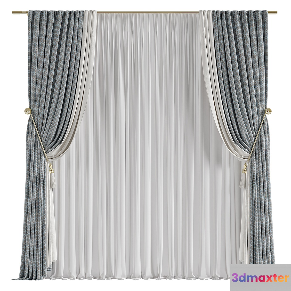 Curtain #012 3D Max