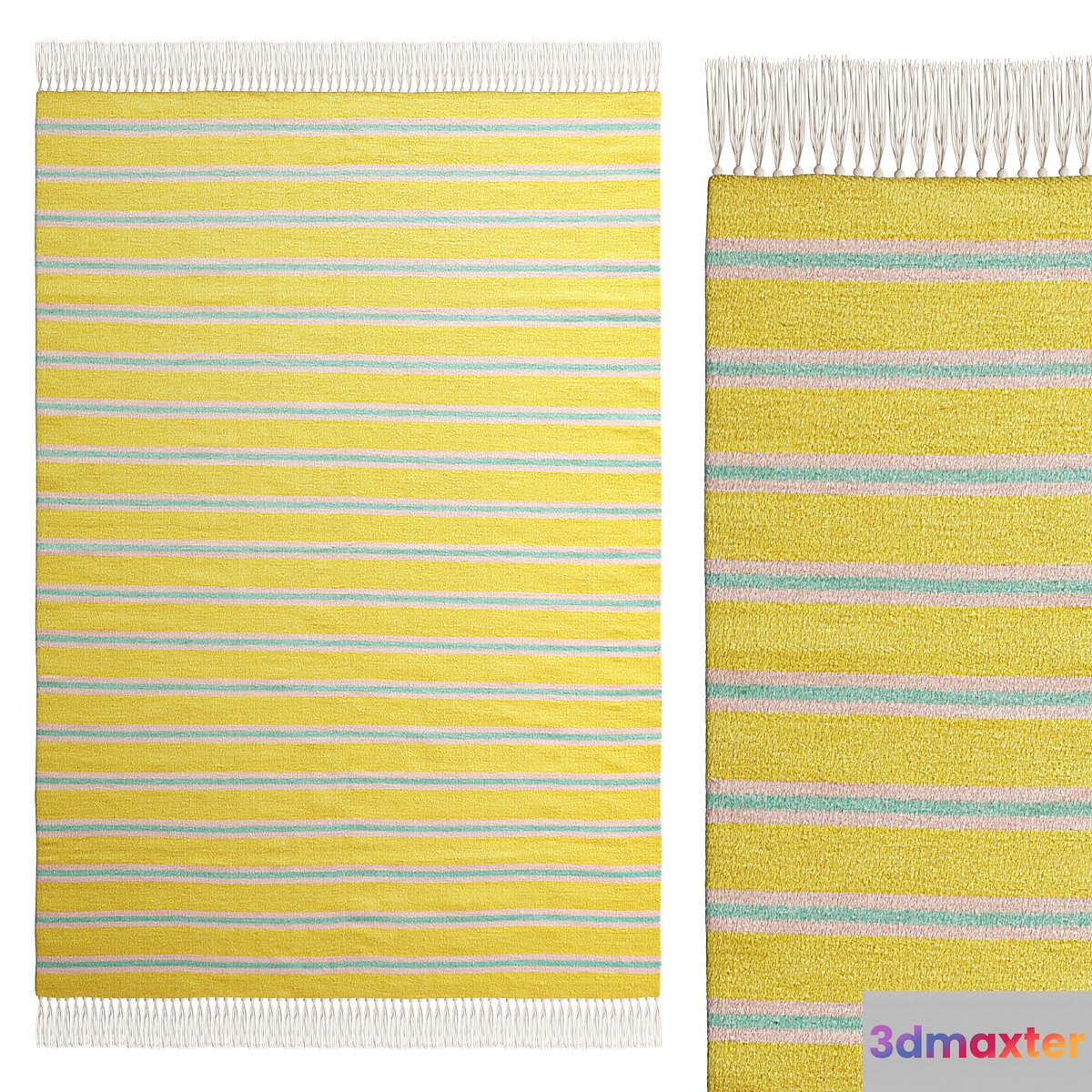 Darius Recycled Polyester Indoor Outdoor Rug By La Redoute 3D Max