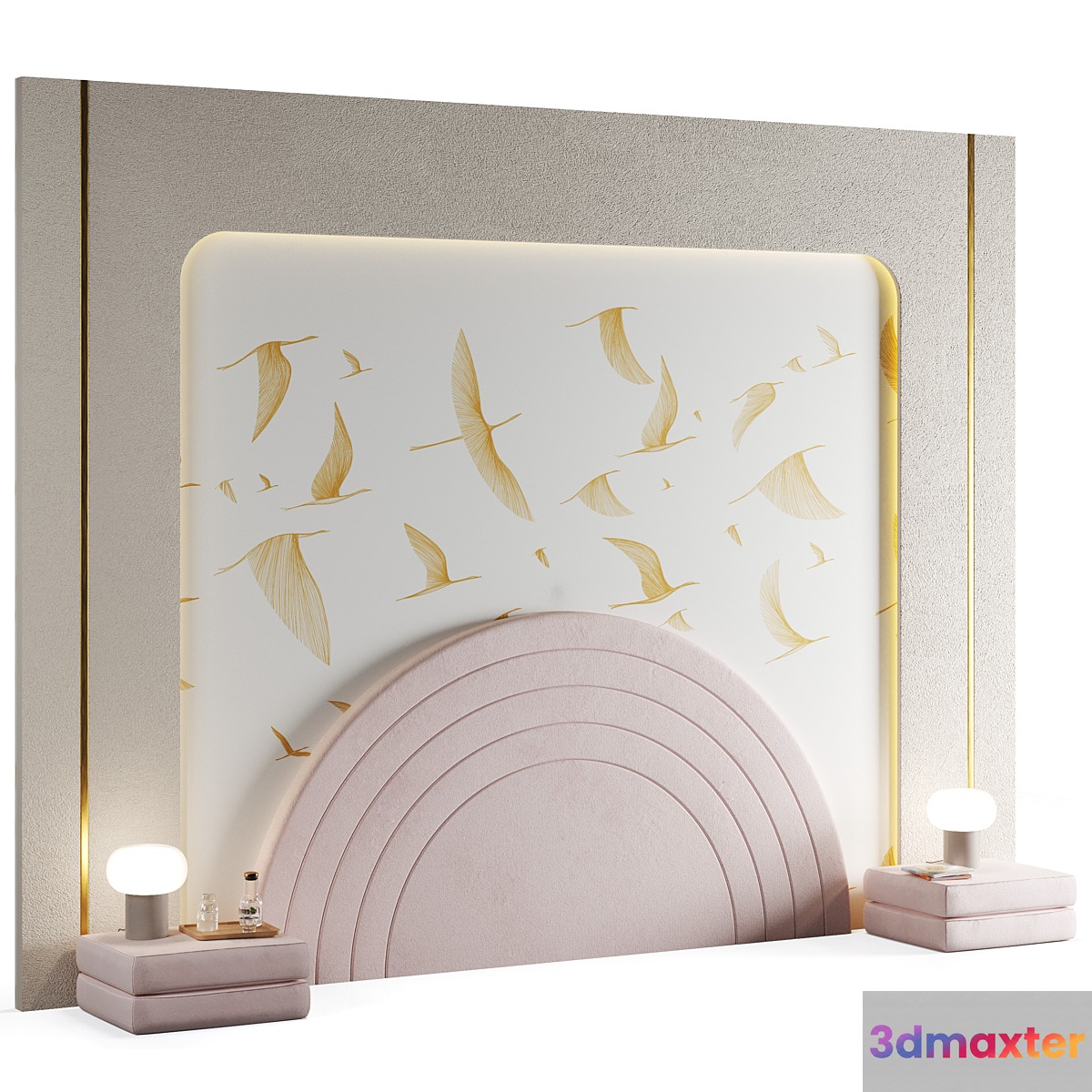 Headboard 17 3D Max