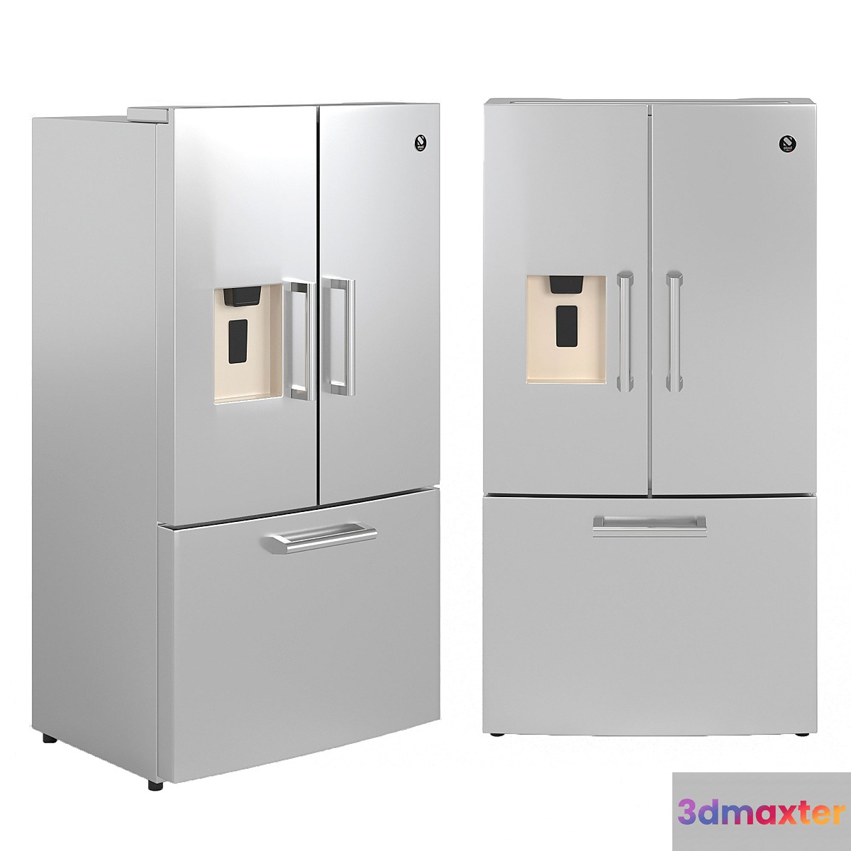 Refrigerator GENESI steel 3D Max