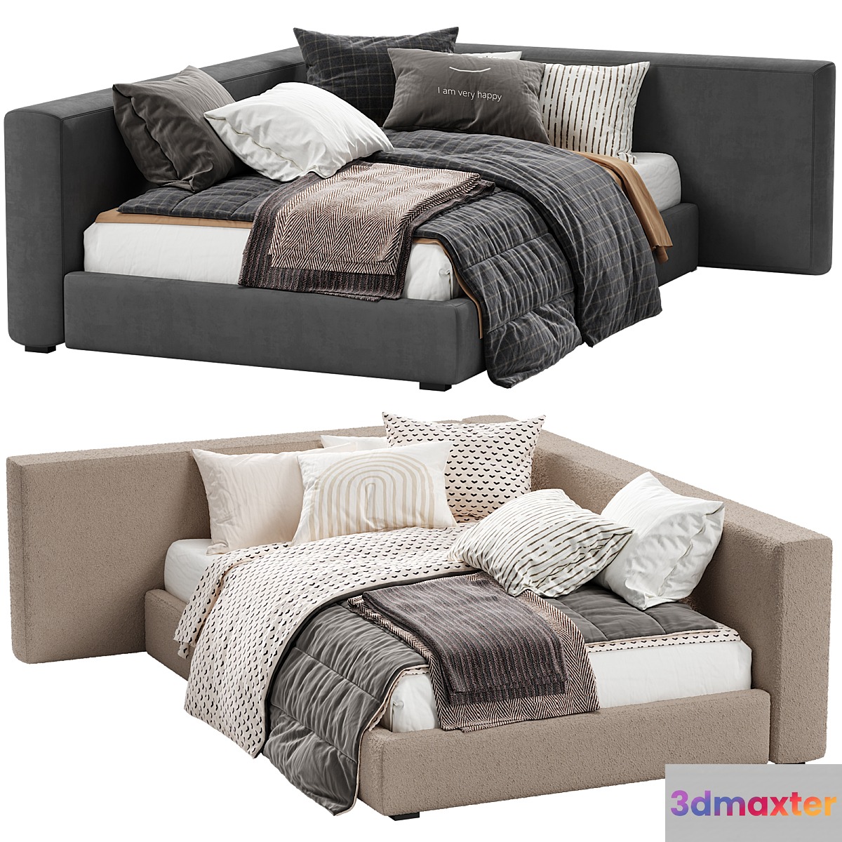 Sofa bed BOCA MINI BED 419 3D Max