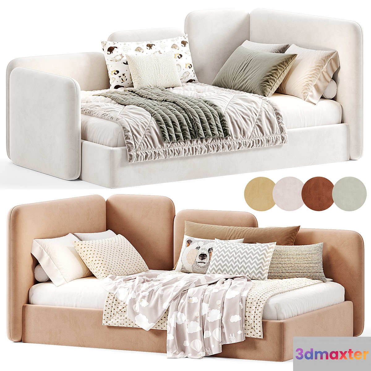 LEVEL 02 Kids Bed By Wheelhouse 3D Max