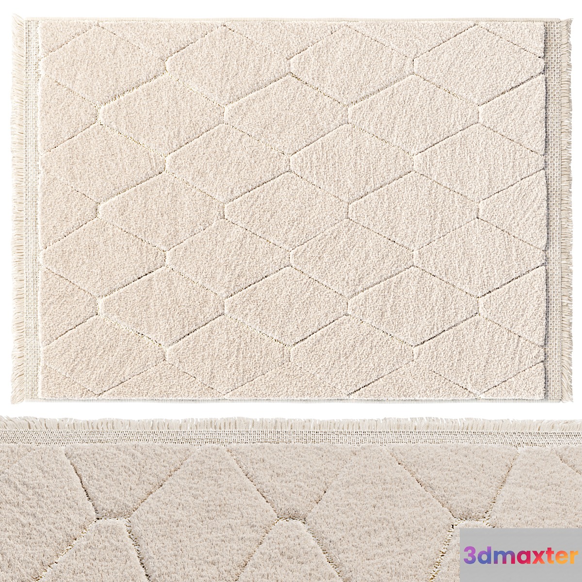 Berber style rug Asli from LA REDOUTE INTERIEURS 3D Max