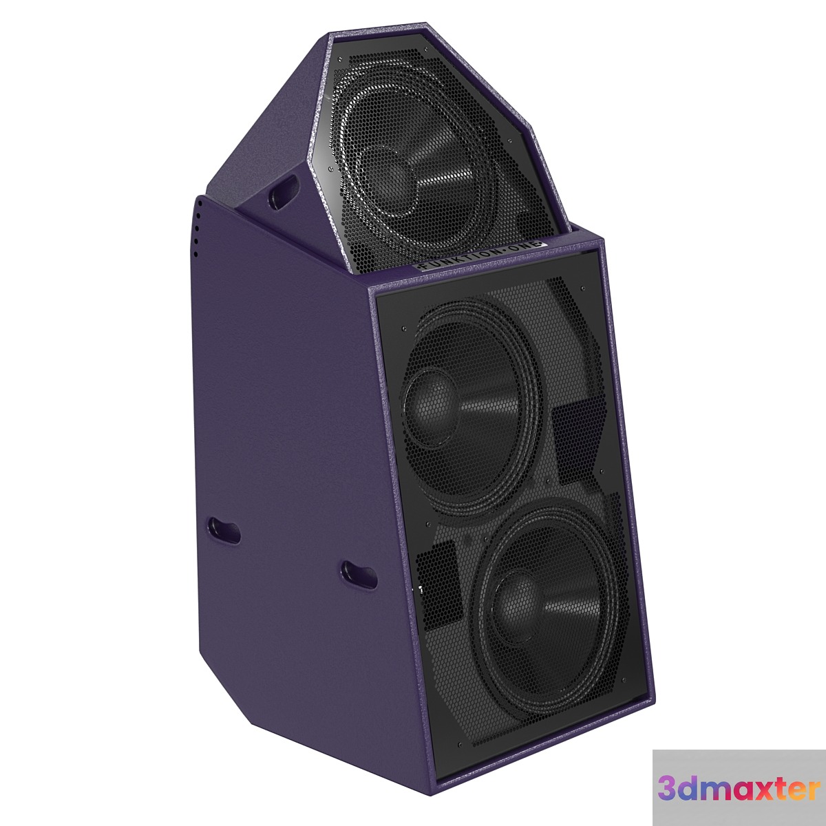 Funktion one PSM318 DJ Monitor stage sound 3D Max