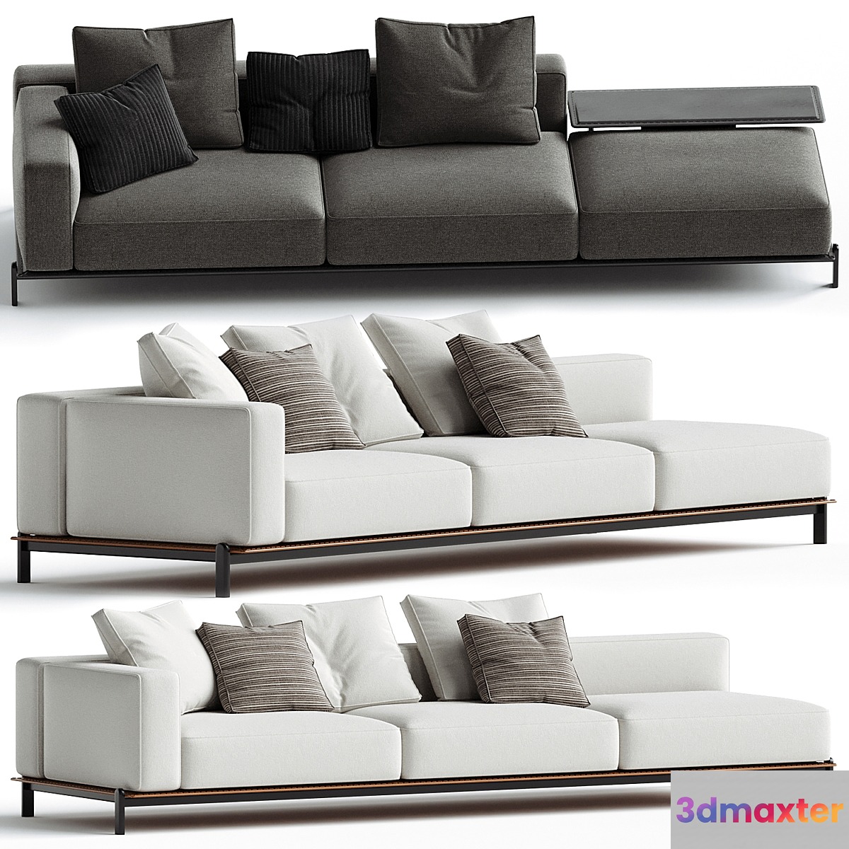 Poliform Brera Sofa Module System Set 03 3D Max