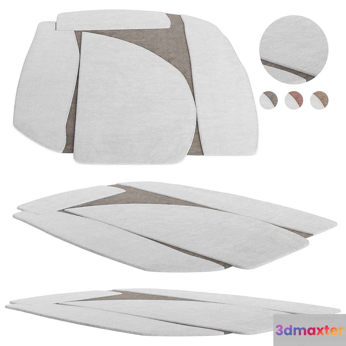 Mohebban Atlas Rug 3D Max