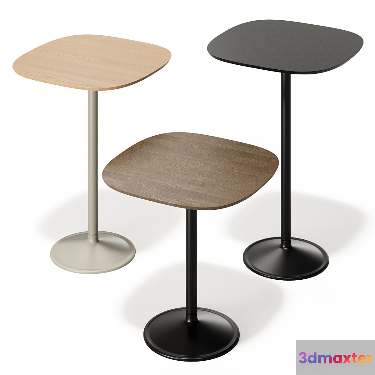 Coffee table Soft Café Table from Muuto 3D Max