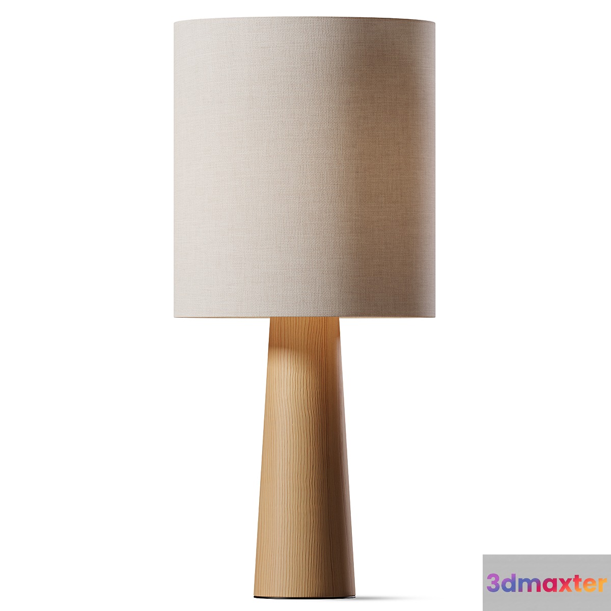 Ava Blush  Natural Table Lamp 3D Max