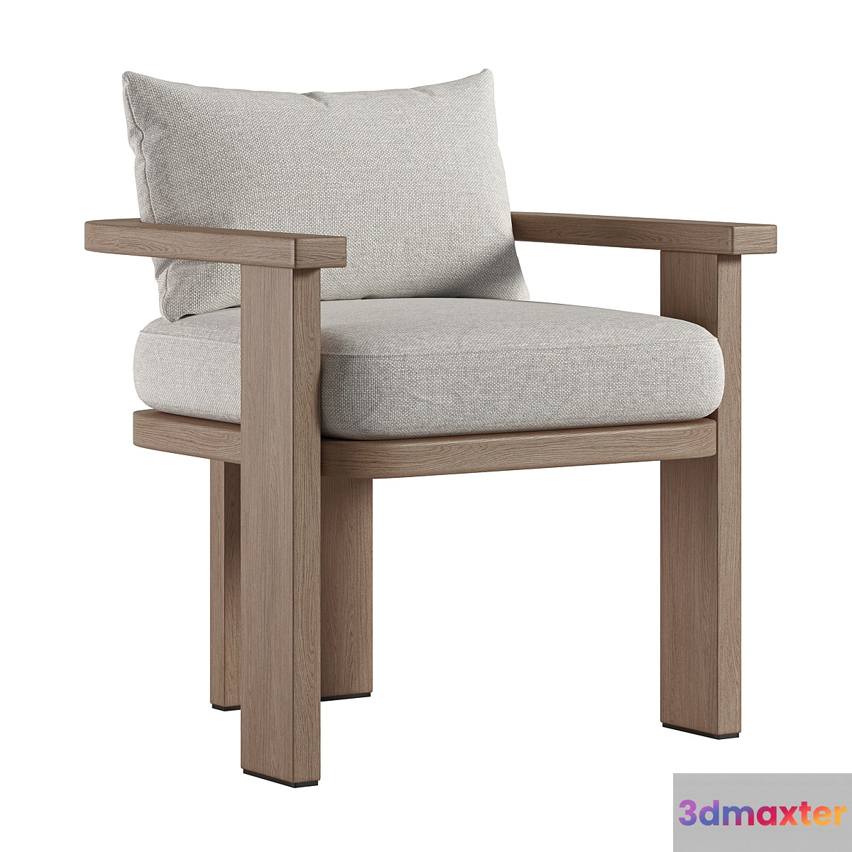 Tahana Outdoor Dining Armchair-fourhands 3D Max