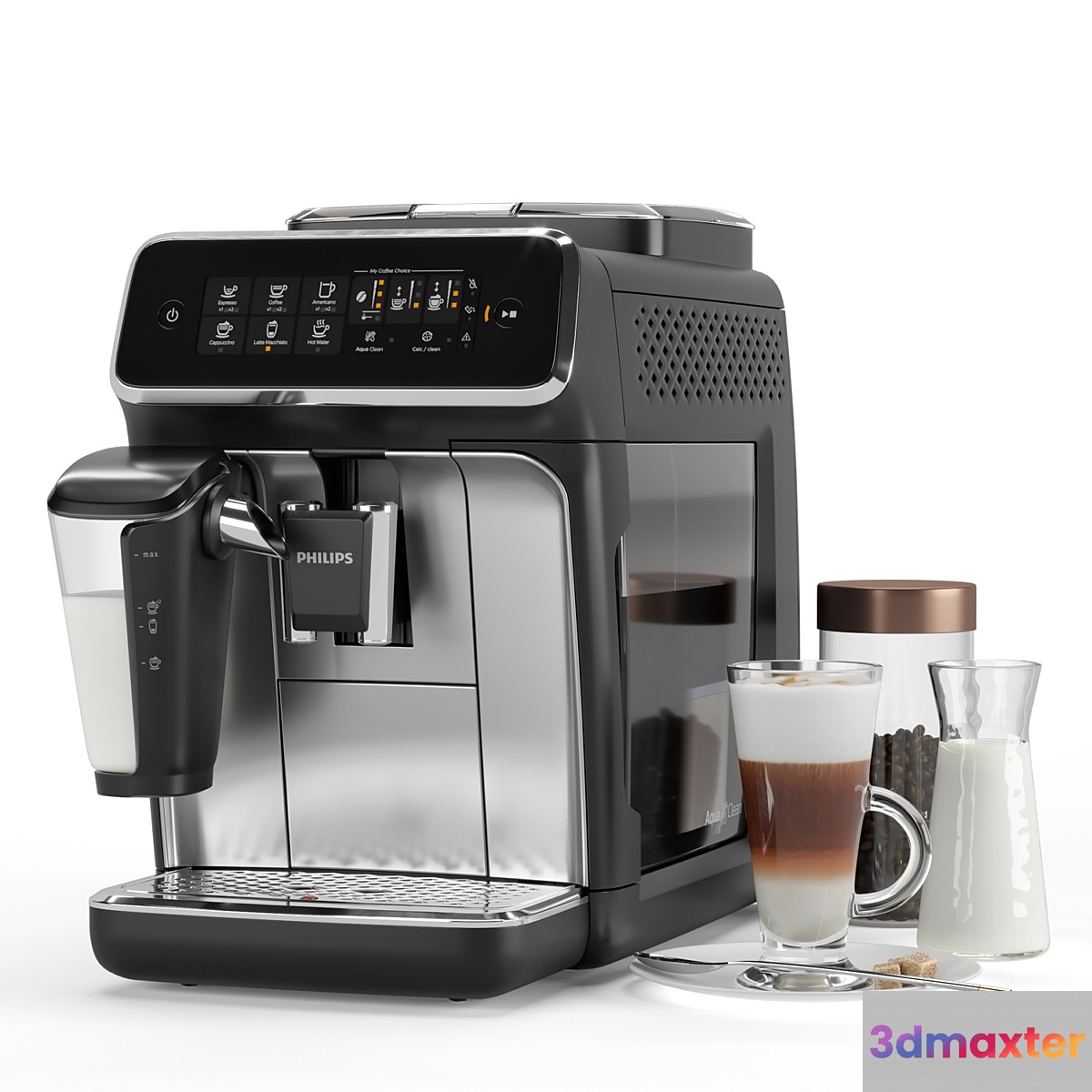 Philips 3200 Series Espresso Machine LatteGo | EP3246 3D Max