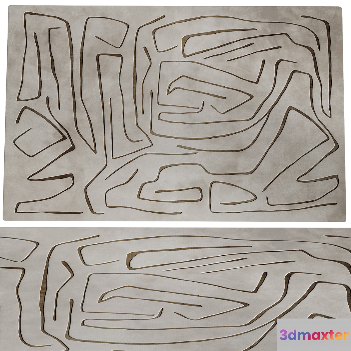 Tableau Pewter Carpet - No.2 3D Max