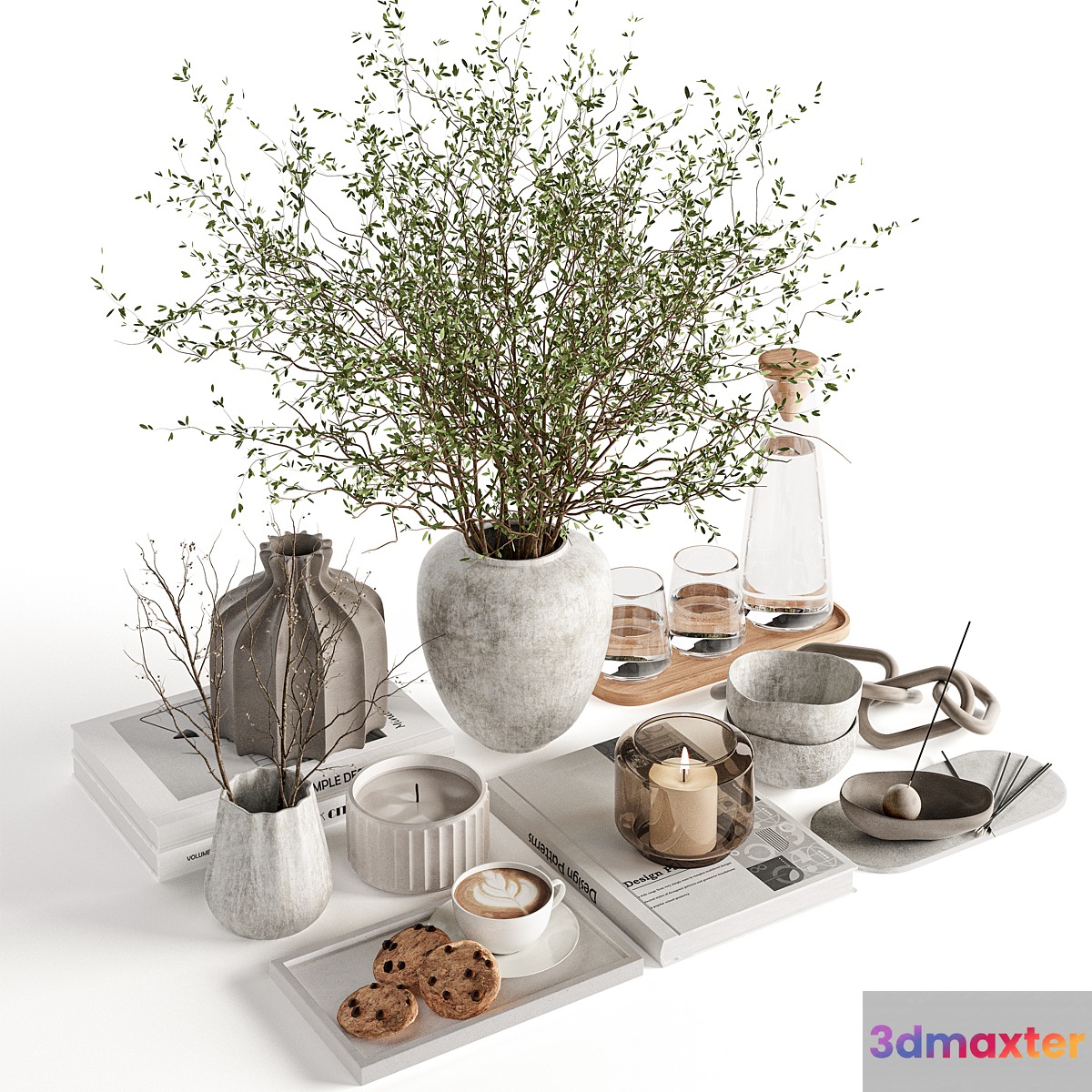 Decorative Set 02 3D Max