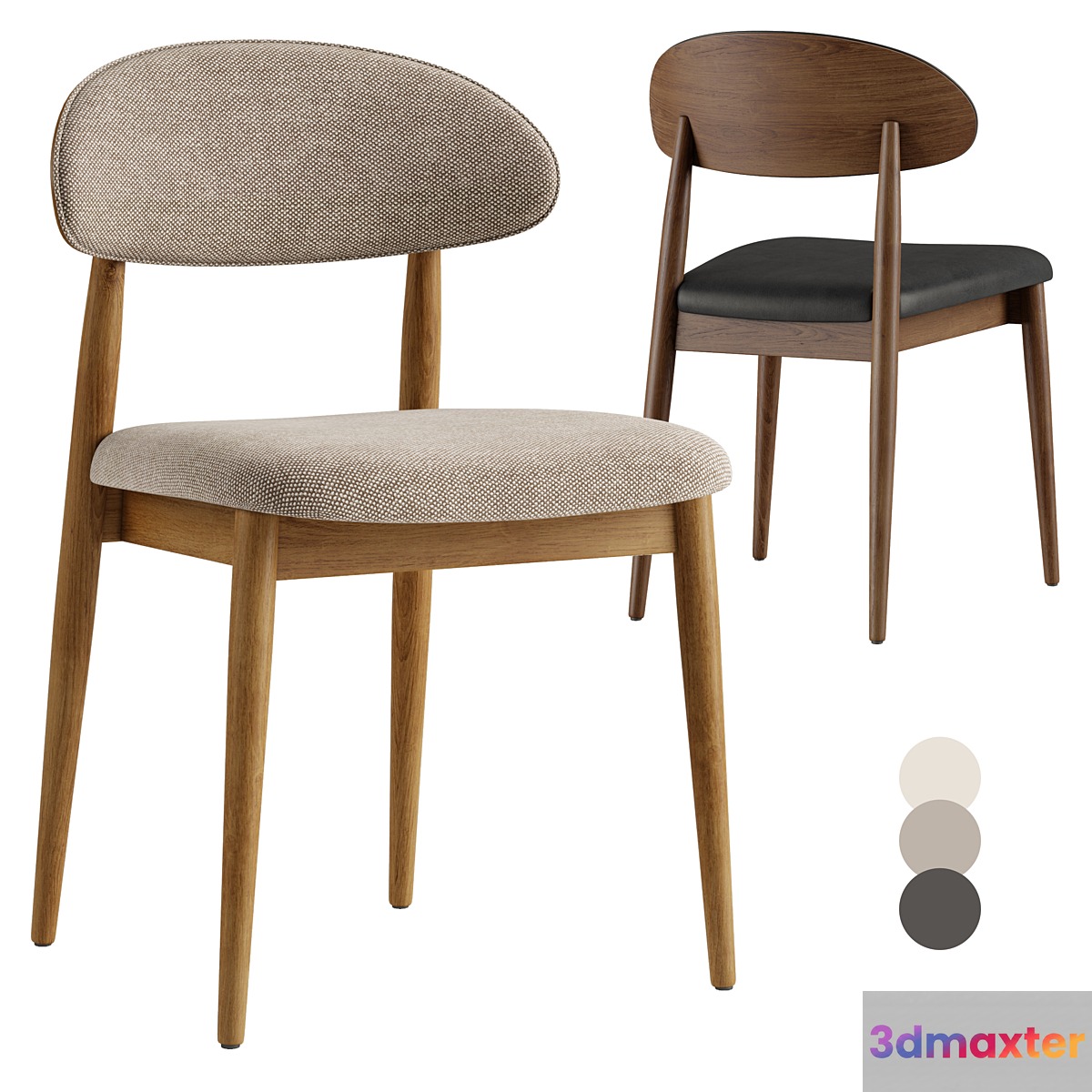 Vignano chair. Deephouse 3D Max