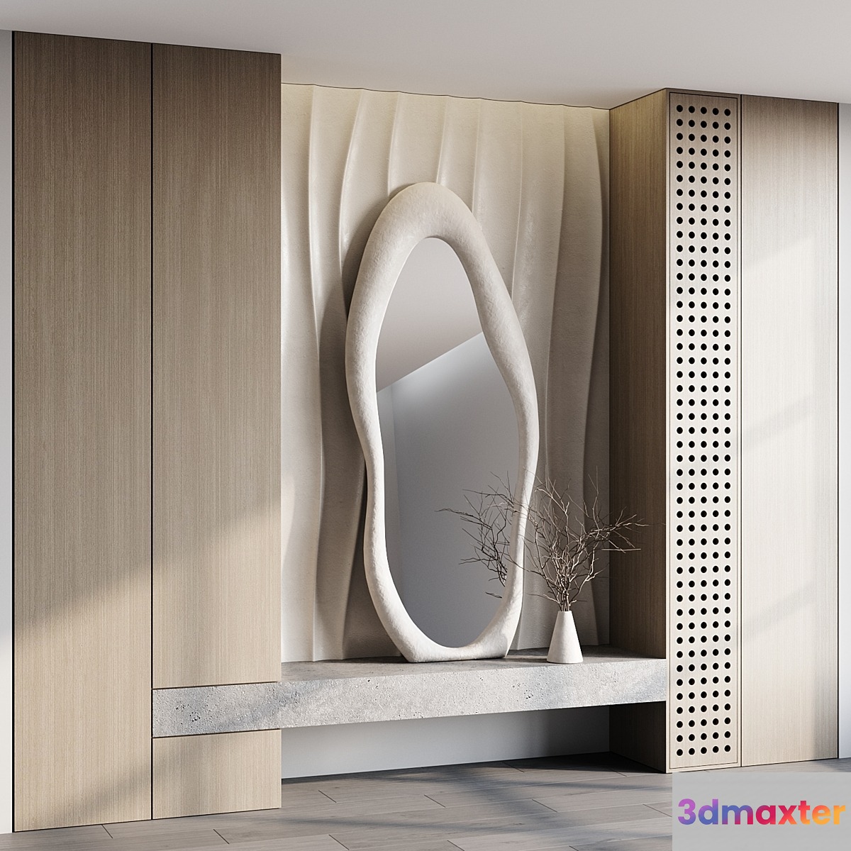 HallWay Antechamber 4 3D Max