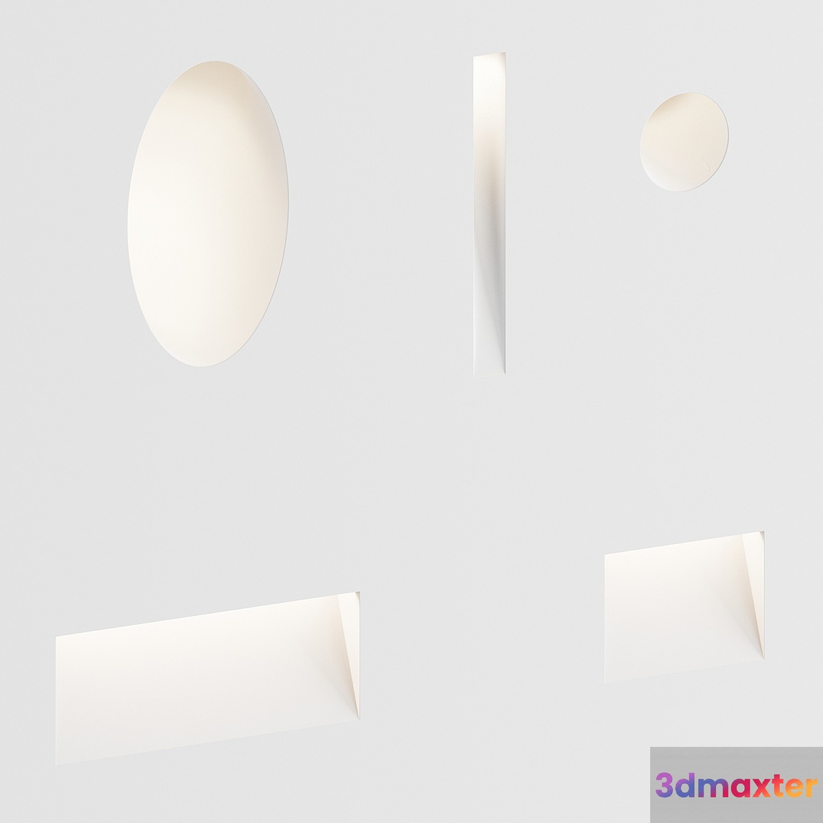 Plaster lamps 9010 Novantadieci - No.2 3D Max