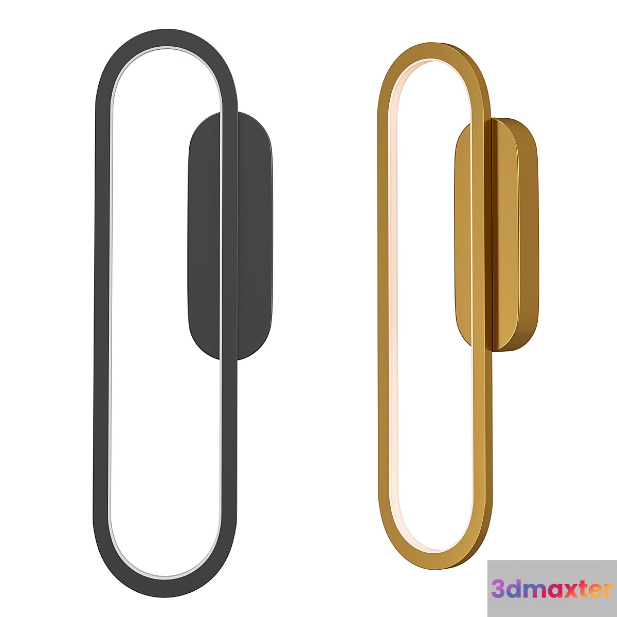 Wall lamp (Sconce) KLIPAS by Romatti Brass 3D Max