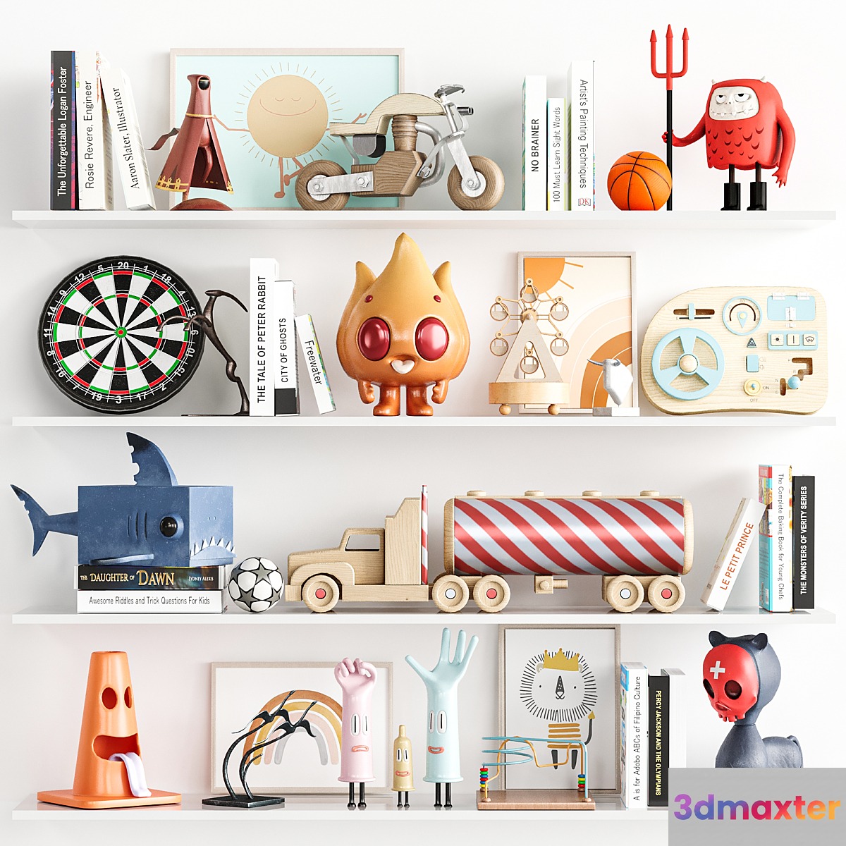 Children Room Set 10 3D Max