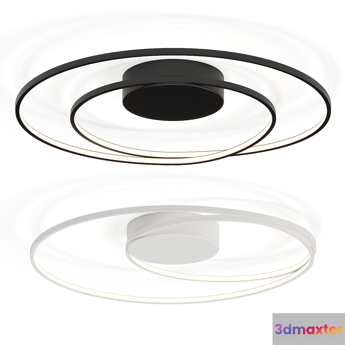 Allmodern Ayers Single Light Acrylic LED Flush Mount Ceiling Lamp 3D Max