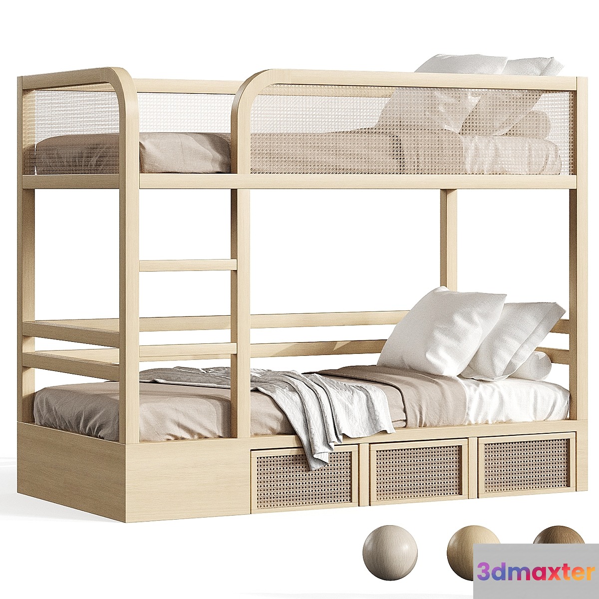Bunk bed 3D Max