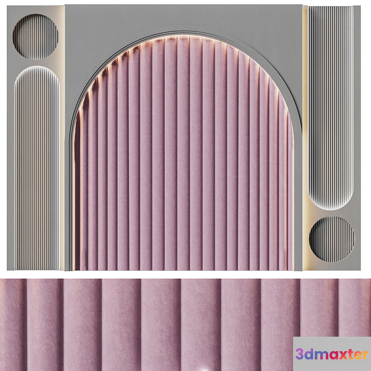 Wall panel 22 3D Max