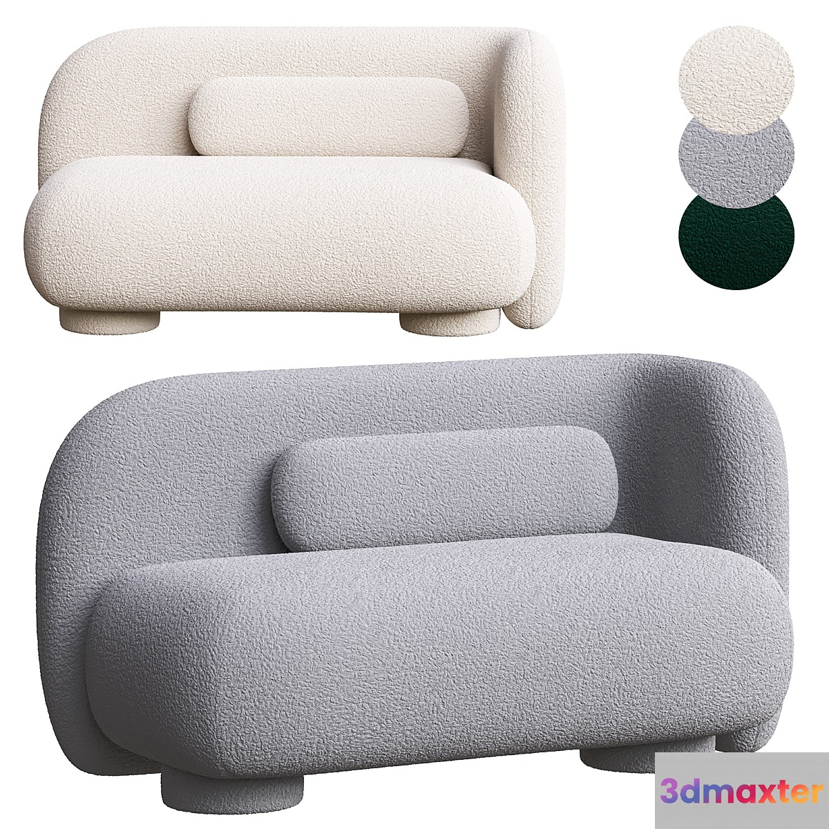 Koto couch Cozy Emerald by divan.ru 3D Max