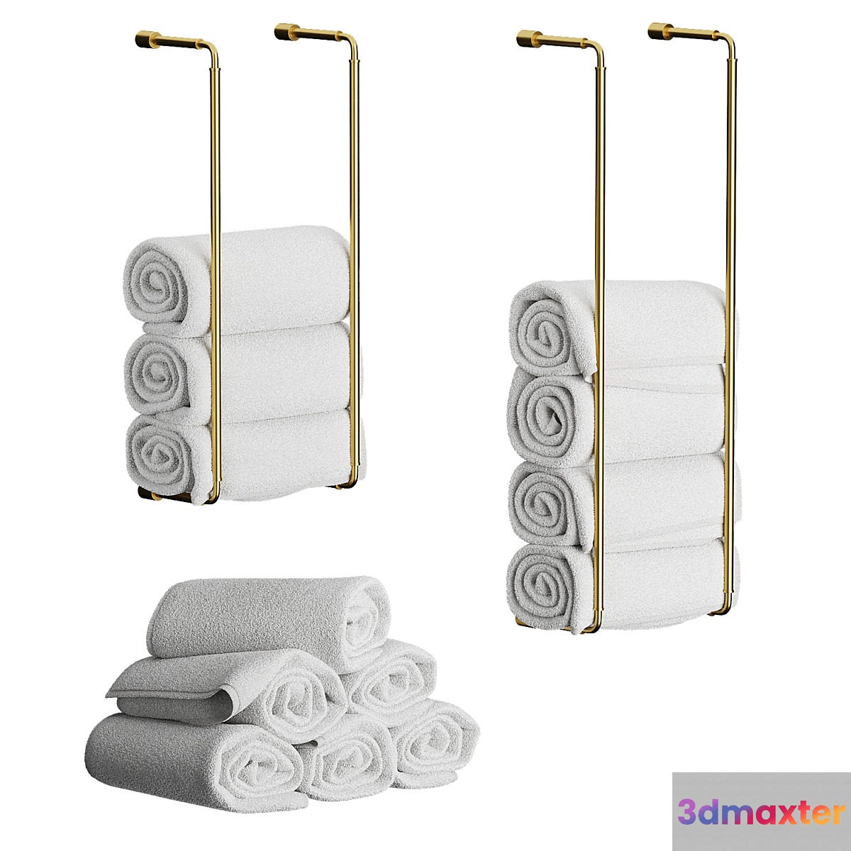 Towel holder 3D Max