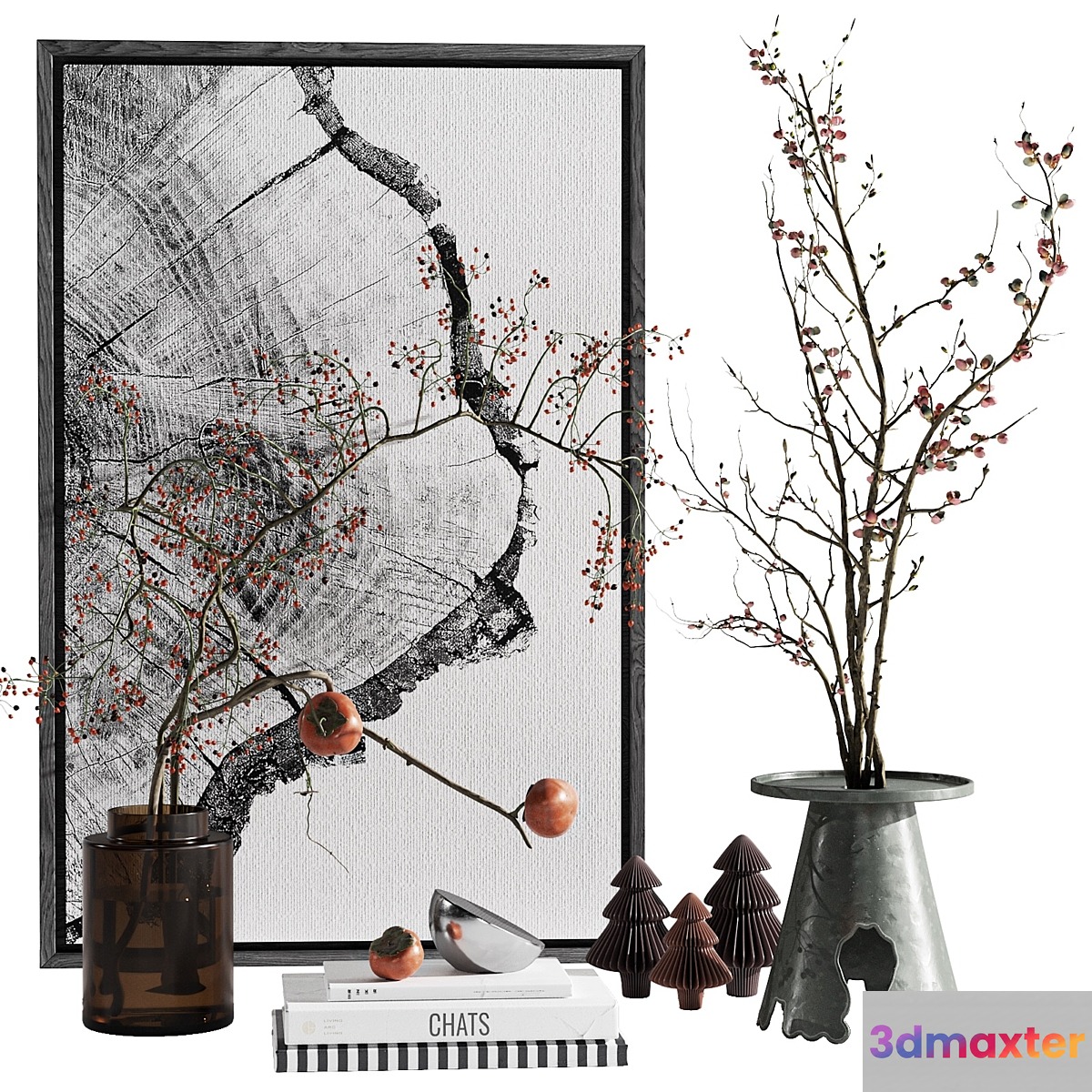 Decorative set 8 3D Max