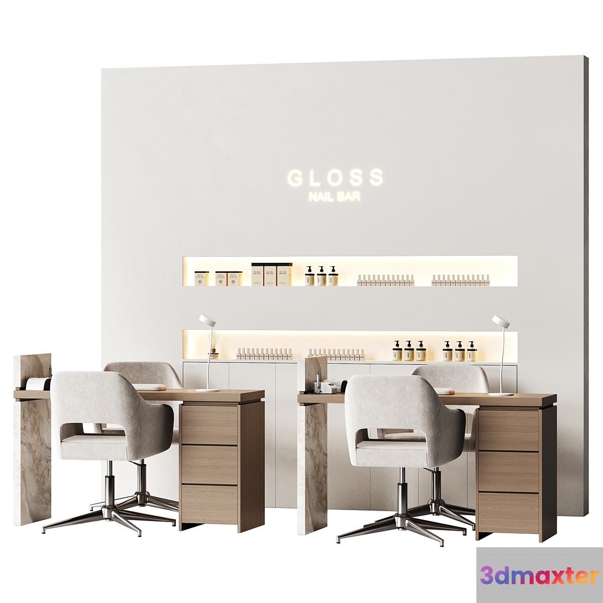 Manicure salon 2 3D Max
