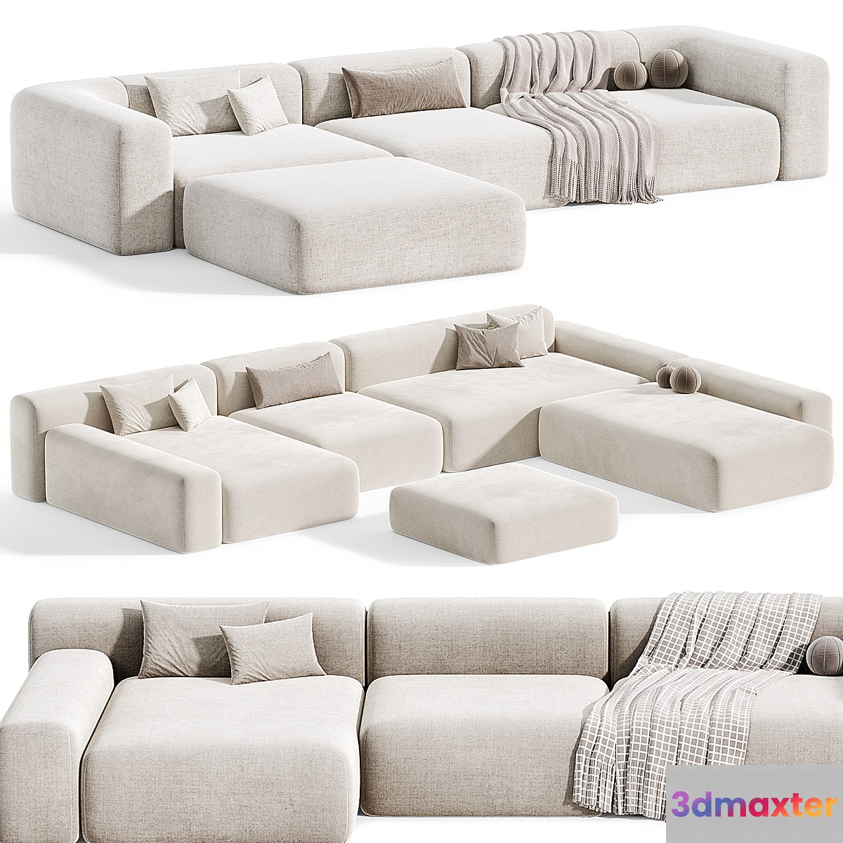 Dimaro Sofa Set Sofa By Comocasa 3D Max
