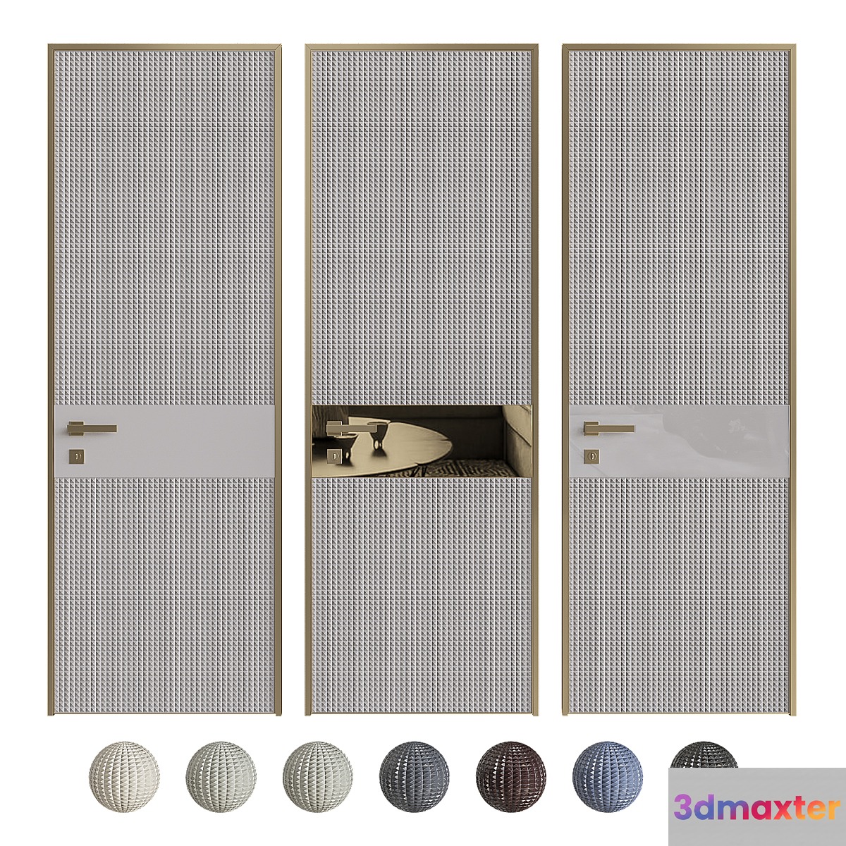 Academy Elise doors 3D Max